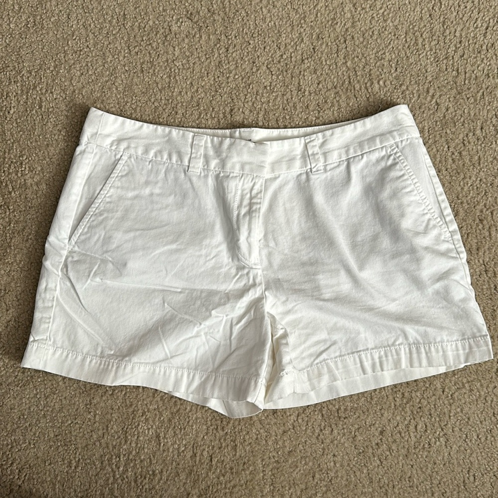 Loft White Shorts